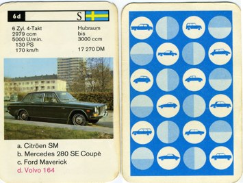 Volvo 164 kortti